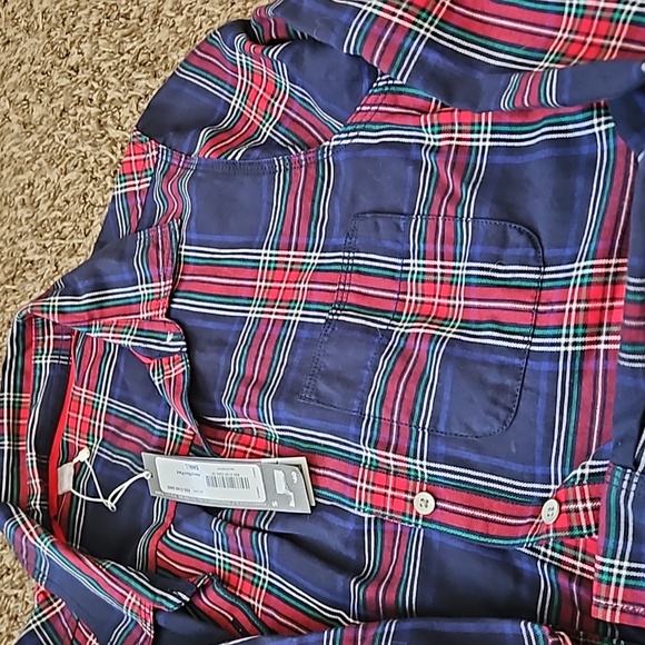 Plaid long sleeve button up - Picture 3 of 4